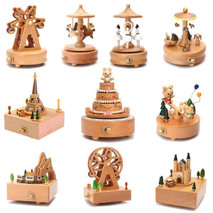 🎄Early Christmas Promotion 50% Off🎄🎅Wood Crafts Retro Musical Boxes