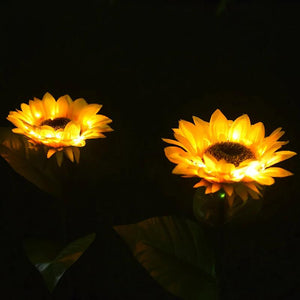 Night Light Solar Sunflower