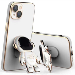 🎉3C Funny Big Sale 30% Off - 6D Electroplated Hidden Stand Cover for iPhone 14