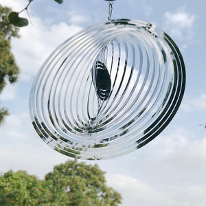 🎉Spring Cleaning Big Sale 50% Off-3D Metal Rotating Wind Chime