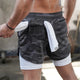 🎉Summer Fun Big Sale 30% Off  - Workout Running Shorts With Compression Liner